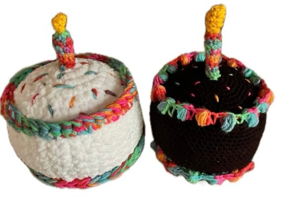 Custom Crochet Birthday Cake - Image 4